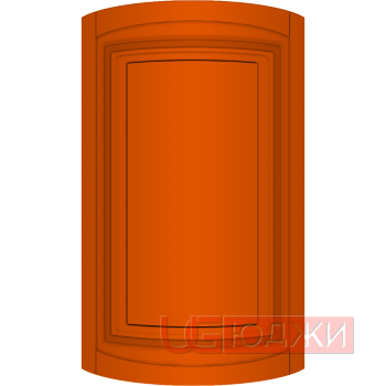 Фасад Эмаль Матовая 19мм Престиж Классика 66 полукруглый R300 высота 717-916мм