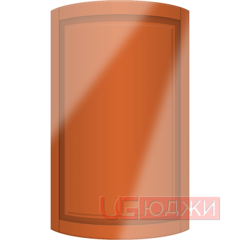 Фасад Эмаль Глянец 19мм Престиж Классика 67 полукруглый R300 высота 717-916мм