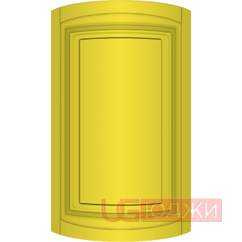 Фасад Эмаль Матовая 19мм Престиж Классика 66 полукруглый R300 высота 717-916мм