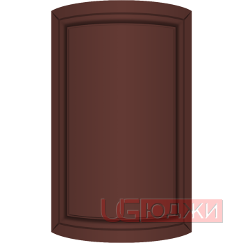 Фасад Эмаль Матовая 19мм Престиж Классика 71 полукруглый R300 высота 717-916мм