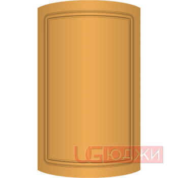 Фасад Эмаль Матовая 19мм Стандарт 1 полукруглый R300 высота 357-716мм