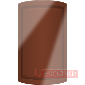 Фасад Эмаль Глянец 19мм Престиж Классика 67 полукруглый R300 высота 717-916мм