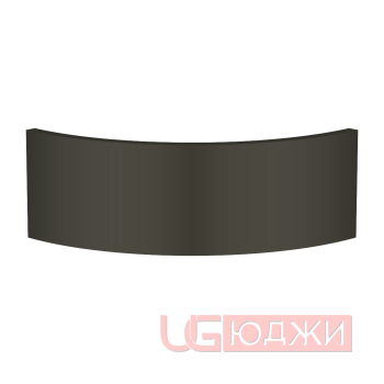 Цоколь полукруглый Эмаль Матовая R300х150мм