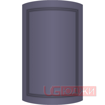 Фасад Эмаль Матовая 19мм Престиж Классика 73 полукруглый R300 высота 357-716мм