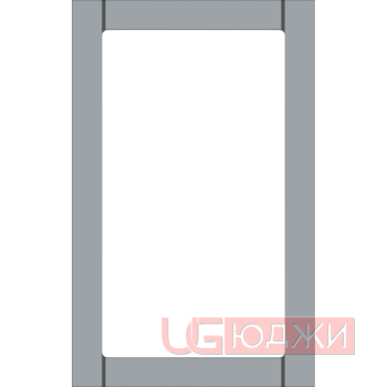 Фасад Эмаль Матовая 19мм Стандарт 6 Витрина