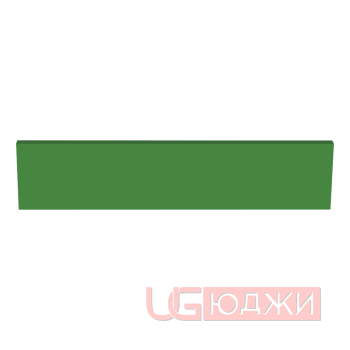 Цоколь прямой Эмаль Матовая 2300х100х19мм