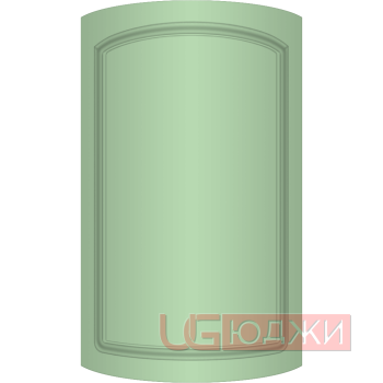 Фасад Эмаль Матовая 19мм Стандарт 11 полукруглый R300 высота 717-916мм