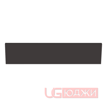 Цоколь прямой Эмаль Матовая 2300х100х19мм