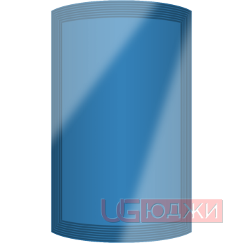 Фасад Эмаль Глянец 19мм Престиж Модерн 77 полукруглый R300 высота 717-916мм