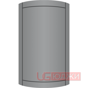 Фасад Эмаль Матовая 19мм Стандарт 6 полукруглый R300 высота 357-716мм