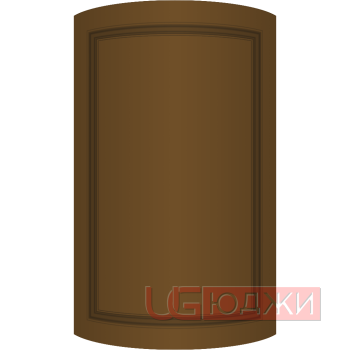 Фасад Эмаль Матовая 19мм Престиж Классика 73 полукруглый R300 высота 717-916мм