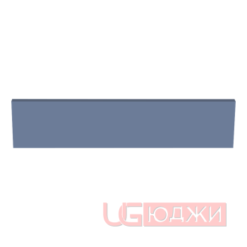 Цоколь прямой Эмаль Матовая 2300х100х19мм