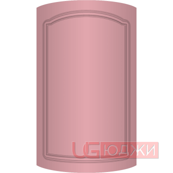 Фасад Эмаль Матовая 19мм Стандарт 3 полукруглый R300 высота 717-916мм