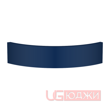 Цоколь полукруглый Эмаль Матовая R300х100мм