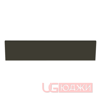 Цоколь прямой Эмаль Матовая 2300х100х19мм
