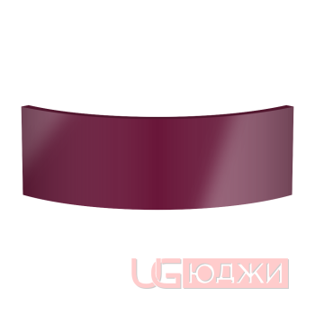 Цоколь полукруглый Эмаль Глянец R300х150мм