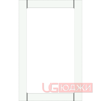 Фасад Эмаль Матовая 19мм Стандарт 6 Витрина