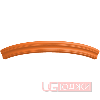 Карниз верхний полукруглый Эмаль Матовая R300х60мм