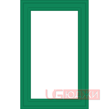 Фасад Эмаль Матовая 19мм Престиж Модерн 75 Витрина