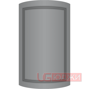 Фасад Эмаль Матовая 19мм Престиж Классика 73 полукруглый R300 высота 357-716мм