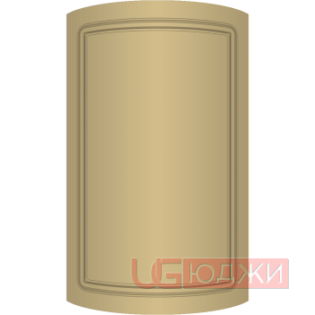 Фасад Эмаль Матовая 19мм Стандарт 1 полукруглый R300 высота 357-716мм