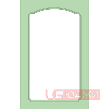 Фасад Эмаль Матовая 19мм Стандарт 3 Витрина