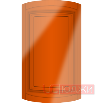 Фасад Эмаль Глянец 19мм Престиж Классика 66 полукруглый R300 высота 717-916мм