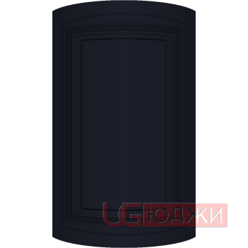 Фасад Эмаль Матовая 19мм Престиж Классика 66 полукруглый R300 высота 357-716мм