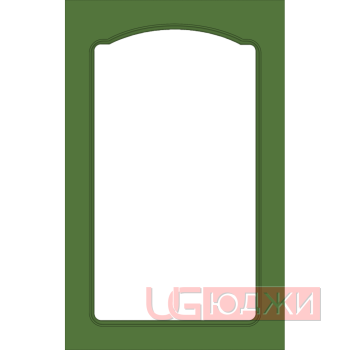 Фасад Эмаль Матовая 19мм Стандарт 3 Витрина