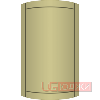 Фасад Эмаль Матовая 19мм Стандарт 6 полукруглый R300 высота 717-916мм