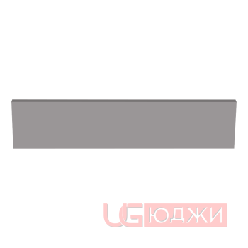 Цоколь прямой Эмаль Матовая 2300х100х19мм