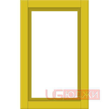 Фасад Эмаль Матовая 19мм Престиж Классика 67 Витрина