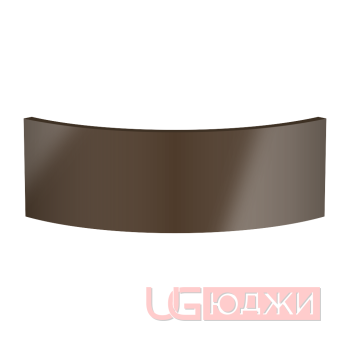 Цоколь полукруглый Эмаль Глянец R300х150мм