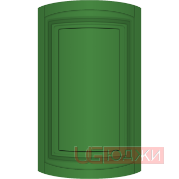 Фасад Эмаль Матовая 19мм Престиж Классика 66 полукруглый R300 высота 357-716мм