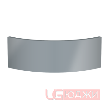 Цоколь полукруглый Эмаль Глянец R300х150мм
