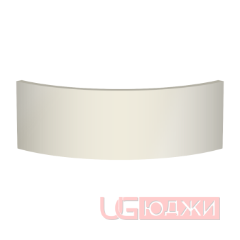 Цоколь полукруглый Эмаль Глянец R300х150мм