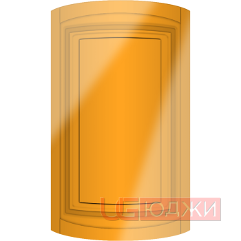 Фасад Эмаль Глянец 19мм Престиж Классика 66 полукруглый R300 высота 717-916мм
