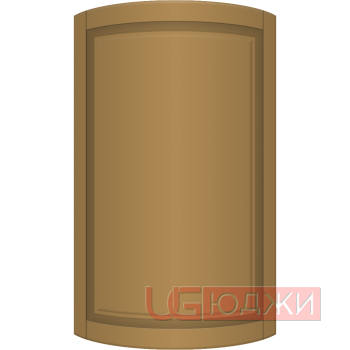 Фасад Эмаль Матовая 19мм Престиж Классика 67 полукруглый R300 высота 357-716мм