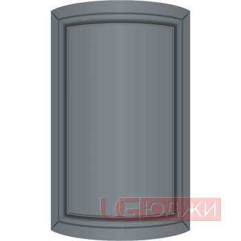 Фасад Эмаль Матовая 19мм Престиж Классика 71 полукруглый R300 высота 717-916мм