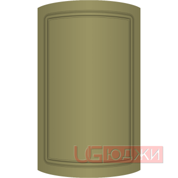 Фасад Эмаль Матовая 19мм Стандарт 1 полукруглый R300 высота 357-716мм