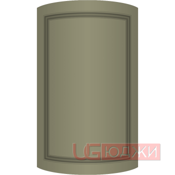 Фасад Эмаль Матовая 19мм Престиж Классика 73 полукруглый R300 высота 717-916мм