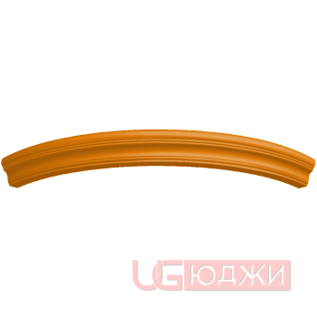 Карниз верхний полукруглый Эмаль Матовая R300х60мм