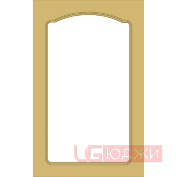 Фасад Эмаль Матовая 19мм Стандарт 3 Витрина