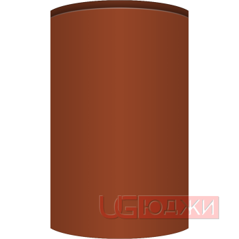 Фасад Эмаль Матовая 19мм Интегрированная ручка V1 полукруглый R300 высота 357-716мм