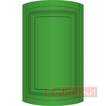 Фасад Эмаль Матовая 19мм Престиж Классика 66 полукруглый R300 высота 717-916мм