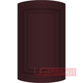 Фасад Эмаль Матовая 19мм Престиж Классика 66 полукруглый R300 высота 357-716мм