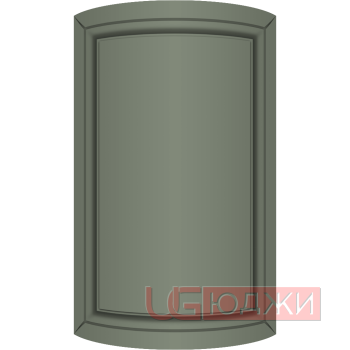 Фасад Эмаль Матовая 19мм Престиж Классика 71 полукруглый R300 высота 717-916мм