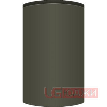 Фасад Эмаль Матовая 19мм Интегрированная ручка V1 полукруглый R300 высота 357-716мм