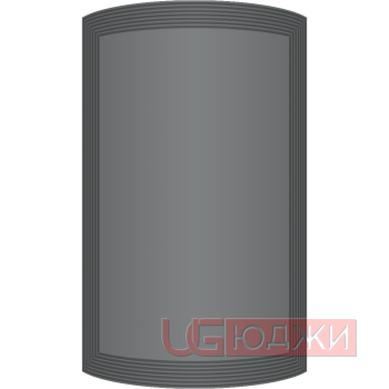 Фасад Эмаль Матовая 19мм Престиж Модерн 77 полукруглый R300 высота 717-916мм