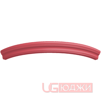 Карниз верхний полукруглый Эмаль Матовая R300х60мм